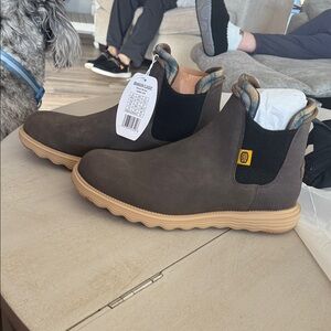 Hey Dude Dark Brown Slip-On Boots